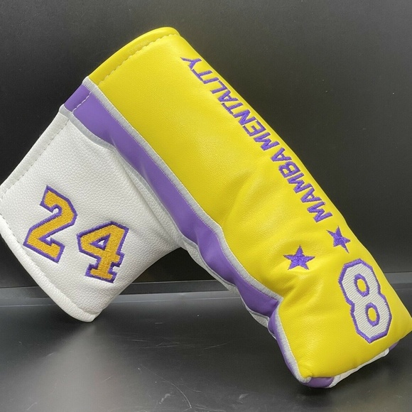 Kobe Bryant Mamba #24 Golf Blade Putter Head Cover Los Angeles Lakers - Picture 2 of 6
